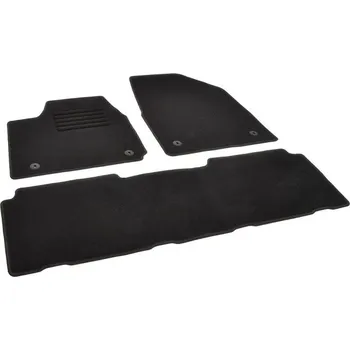autokoberec Autokoberce textilní přesné černé / černé obšití - Kia EV6 (2021-2023) 5-sedadel