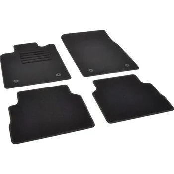 autokoberec Autokoberce textilní přesné černé / černé obšití - Opel Vectra C (2002-2008) 5-sedadel