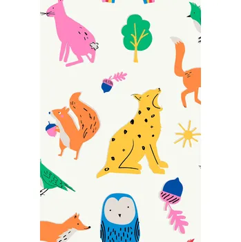 Tapeta Graham & Brown Barevná dětská vliesová tapeta se zvířátky, 118587, Joules, Graham&Brown, velikost 10 x 0,52 m