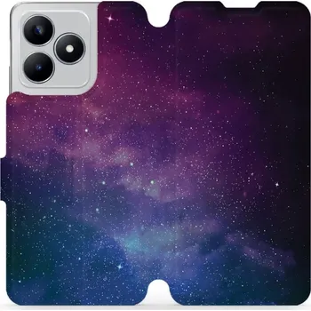 Pouzdro na mobilní telefon Flipové pouzdro Mobiwear - Realme C53 - V147P Mlhovina (Knížkové flip pouzdro, obal, kryt na mobil Realme C53 - V147P Mlhovina, materiál Umělá kůže + TPU - ochrana 360°, stojánek, silikonová vanička, magnetické zavírání)