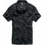 Košile Roadstar, Brandit, krátký rukáv, černo-modrá, 5XL