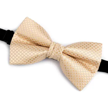 Motýlek Motýlek dvojitý v krabičce, barva 3 béžová světlá