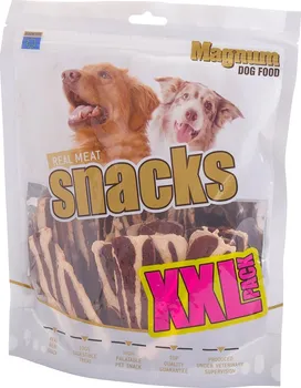 Pamlsek pro psa Magnum Dog Food Real Meat Snacks Beef & Cod 500 g