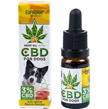 Euphoria CBD olej pro psy 3 % 10 ml