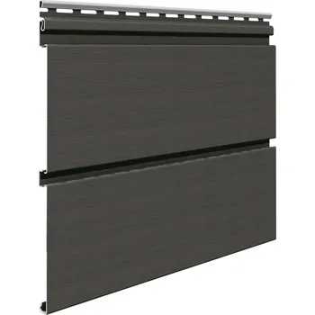 Obklad Střešní podhled SOFFIT siding SV-09 panel se skrytou perforací, grafit pvc panel vhodný pro obložení podbití střechy, délka 2,7m