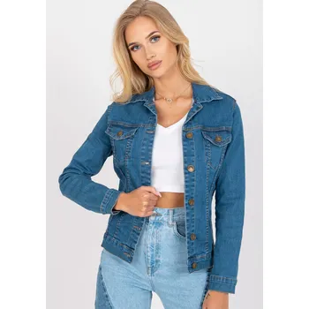 Dámská bunda Dámská džínová bunda RO-KR-CKT-4007.17X modrá