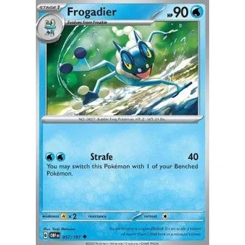 Volný čas Pokémon OBF 057/197 Frogadier - Obsidian Flames Stav: Near Mint, Verze: NORMAL
