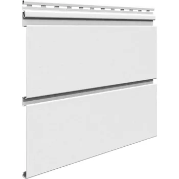 Obklad Střešní podhled SOFFIT siding SV-09 panel se skrytou perforací, bílá pvc panel vhodný pro obložení podbití střechy, délka 2,7m