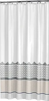 Sprchový závěs Sealskin Marrakech 180 x 200 cm stříbrný