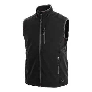 pracovní vesta Pánská softshell vesta TOPEKA, černá, vel. 3XL