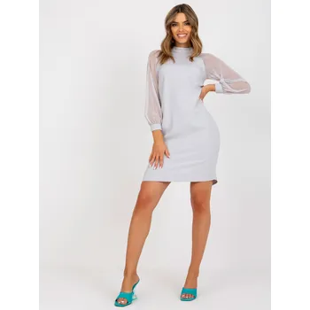 Dámské šaty Dámské šaty NU SK 1650.02P Světle šedá - FPrice světle šedá L-40