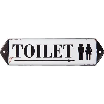 Plechová cedule Plechová cedulka TOILET