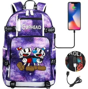 Dětský batoh Dětský vodotěsný batoh s USB nabíjením - 008