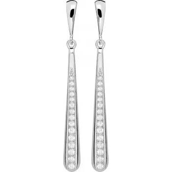 Náušnice Silver Cat Nadčasové náušnice s kubickými zirkony SC500 + 2 měsíce na vrácení zboží