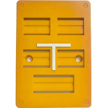 Informační tabulka Tabulka orientační HECKL přední 105x150 žlutá