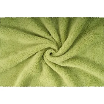 Peršan beránek zelená , látka, metráž