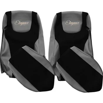 Potah sedadla Potahy sedadel Elegance - DAF XF 105, XF 106 (od roku 10.12-) ČERNÁ