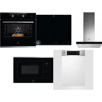 Set domácích spotřebičů ELECTROLUX KODEC75X2 + ELECTROLUX LIR60433B + ELECTROLUX LFT766X + ELECTROLUX LMS4253TMX + ELECTROLUX EEM43300IX