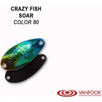 Umělá nástraha Plandavka Crazy Fish Soar 20mm 0,9g color 80