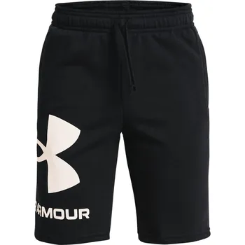 Chlapecké kraťasy Dětské sportovní kraťasy Under Armour RIVAL FLEECE LOGO SHORTS K černé 1359065-001 - YL | UK 9 | US 10