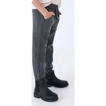 Dívčí kalhoty dětské kamaše pletené kalhoty Mayoral 4505-58 velikost 122