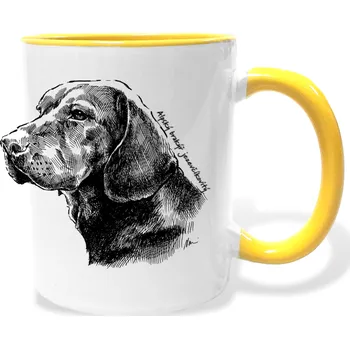 Hrnek - Alpský jezevčíkovitý brakýř Barva: Žlutá