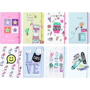 Blok MFP Paper Blok s gumkou A6 96 listů mix č.3 linka