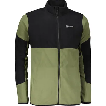 Pánská mikina Pánská fleece mikina ALTISPORT LADAG MSWB401 ZELENÁ S