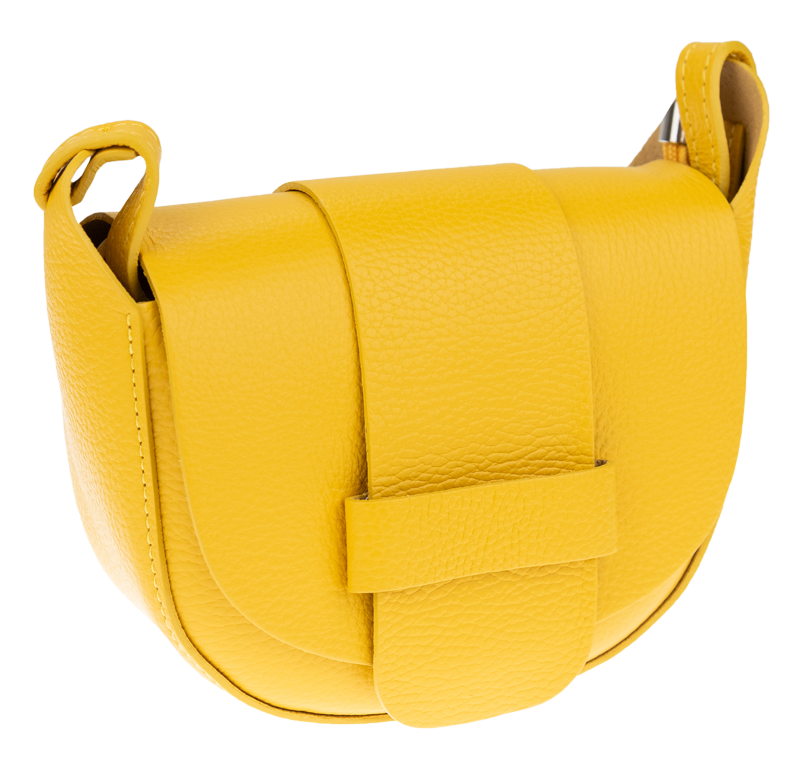 NovaKabelka.cz Kožená italská crossbody kabelka Roberta Gialla