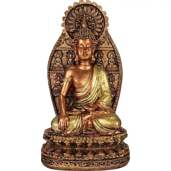 Soška Buddha resin 17 cm Bhumisparsha