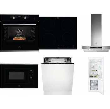Set domácích spotřebičů ELECTROLUX KODEC75X2 + ELECTROLUX LIR60430 + ELECTROLUX LFT426X + ELECTROLUX LMS2203EMX + ELECTROLUX EEA27200L + ELECTROLUX ENT6TF18S