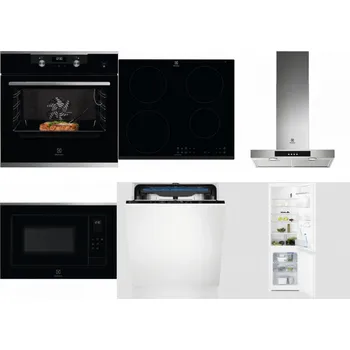 Set domácích spotřebičů ELECTROLUX KODEC75X2 + ELECTROLUX LIR60430 + ELECTROLUX LFT426X + ELECTROLUX LMS4253TMX + ELECTROLUX EES48200L + ELECTROLUX LNT3LF18S