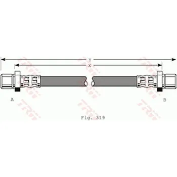 Brzdová hadice Brzdová hadice TRW PHA216