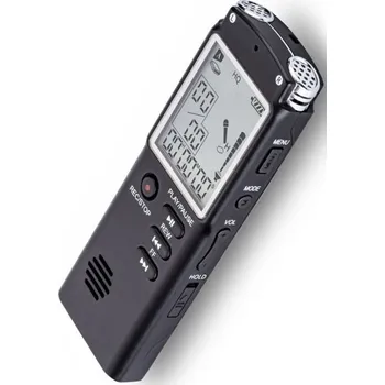 Diktafon Profesionální digitální diktafon 9,6 x 3,3 x 1,2 cm černý