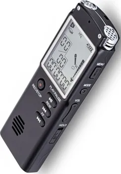 Diktafon Profesionální digitální diktafon 9,6 x 3,3 x 1,2 cm černý