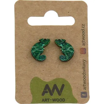Náušnice art-wood.cz Náušnice - chameleon