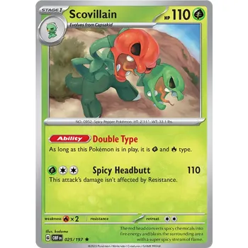Sběratelská karetní hra Pokémon TCG Scovillain 025/197 - Holo