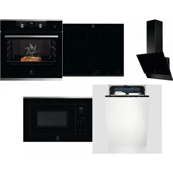 Set domácích spotřebičů ELECTROLUX KODEC75X2 + ELECTROLUX LIR60430 + ELECTROLUX LFV616K + ELECTROLUX LMS4253TMX + ELECTROLUX EEM23100L