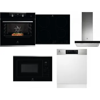Set domácích spotřebičů ELECTROLUX KODEC75X2 + ELECTROLUX LIR60430 + ELECTROLUX LFT766X + ELECTROLUX LMS4253TMX + ELECTROLUX EEM48300IX