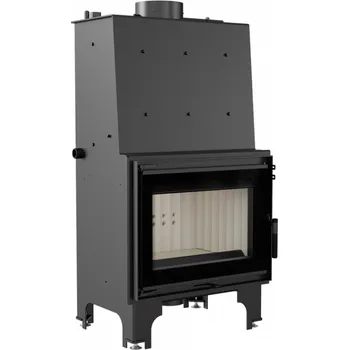 Krbová vložka Teplovodní krbová vložka AQUARIO Z14 s dvojitým sklem GLASS a dochlazovací spirálou