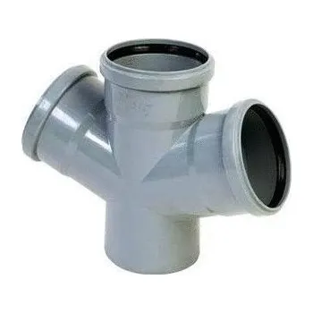 Kanalizační potrubí HTDA 100/100/45 DVOJODBOČKA 110x110 ODP.PP