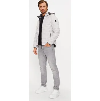 Pánský zimní kabát Milestone Vatovaná bunda Brayden 330341 60390 Šedá Regular Fit 58