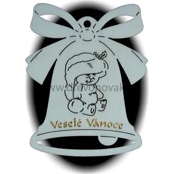 Vánoční dekorace Vánoční ozdoba ZVONEK č.1103