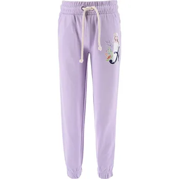 Dívčí tepláky z BIO bavlny DISNEY FROZEN ELSA fialové Velikost: 128