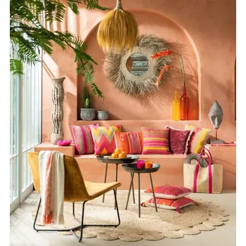 Křeslo Okrové sametové křeslo Lounge Isabel Ochre - 71*68*78cm