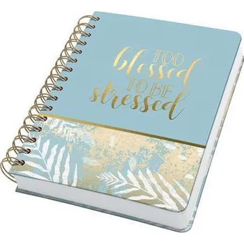 Zápisník Spirálový sešit "Jolie", Heavenly Leaves, A5, tečkovaný, 120 listů, tvrdé desky, SIGEL JN615