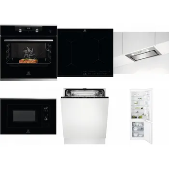 Set domácích spotřebičů ELECTROLUX KODEC75X2 + ELECTROLUX EIV634 + ELECTROLUX LFG716X + ELECTROLUX LMS2203EMX + ELECTROLUX EEA27200L + ELECTROLUX ENT6TF18S