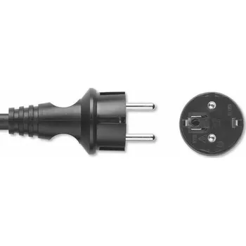 Prodlužovací kabel TEKABEN Flexo 5m pryž, kulatá 3x1,5 vidlice IP44 černá 65500029