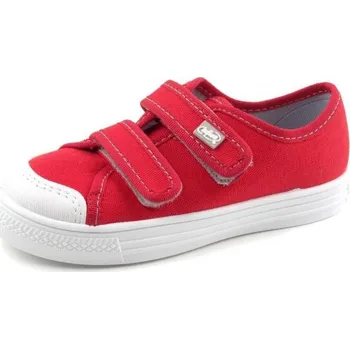 Dívčí bačkory Befado dětské plátěnky 440X 012 červená, velikost 31