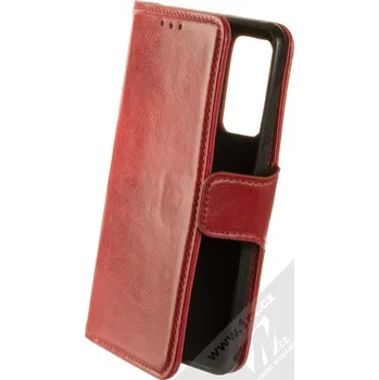 Pouzdro na mobilní telefon 1Mcz Mirren Book flipové pouzdro pro Huawei P40 červená (red)